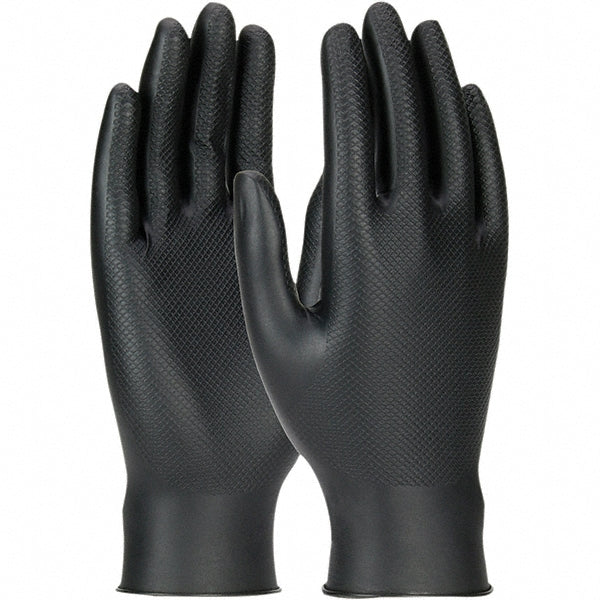 PIP 67-246/M Disposable Glove Series Grippaz Skins, Size Medium, 6.0 mil, Nitrile, General Purpose Grade, Powder-Free