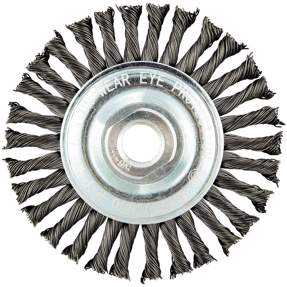 Norton 66252838997 Wheel Brush 4" Wheel Dia, Stringer Bead
