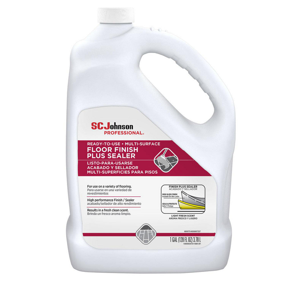 SC Johnson Professional 362822 Ready-To-Use Multi-Surface Floor Finish Plus Sealer, 1 Gallon