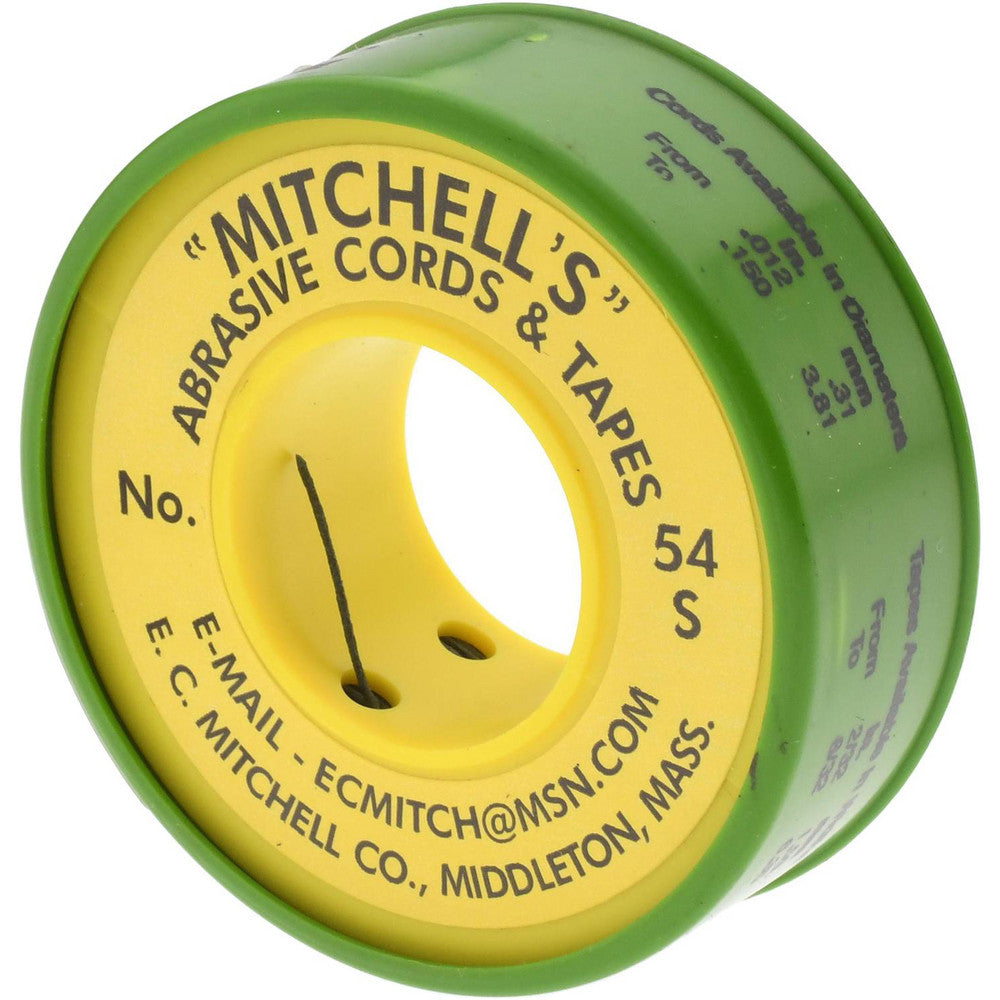 E.C. MITCHELL CO. 54S 0.03" Wide, 180 Grit Silicon Carbide Abrasive Cord