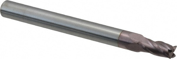 Kyocera SGS Precision Tools 31241 Square End Mill 5/32" Dia, 5/16" LOC, 4 Flute, Solid Carbide