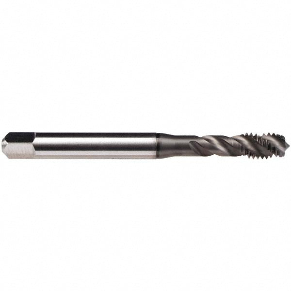 Emuge BU51C410.5009 Spiral Flute Tap 1/4-20 UNC, 3 Flutes, 1.5-2P, 3B Class of Fit, GLT-1 Coated