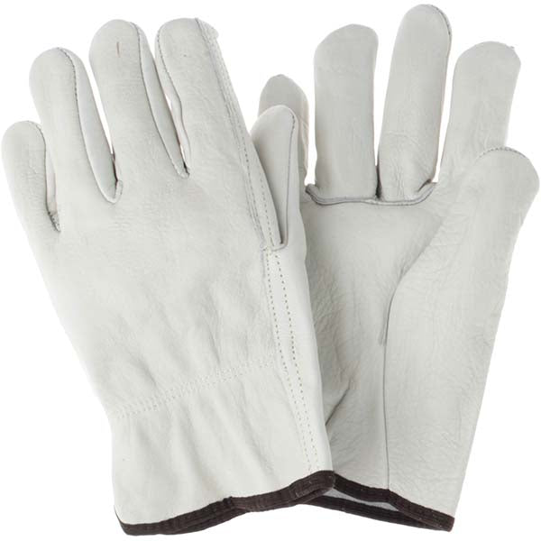 MCR Safety 3201INL Size L Leather Abrasion Protection Work Gloves