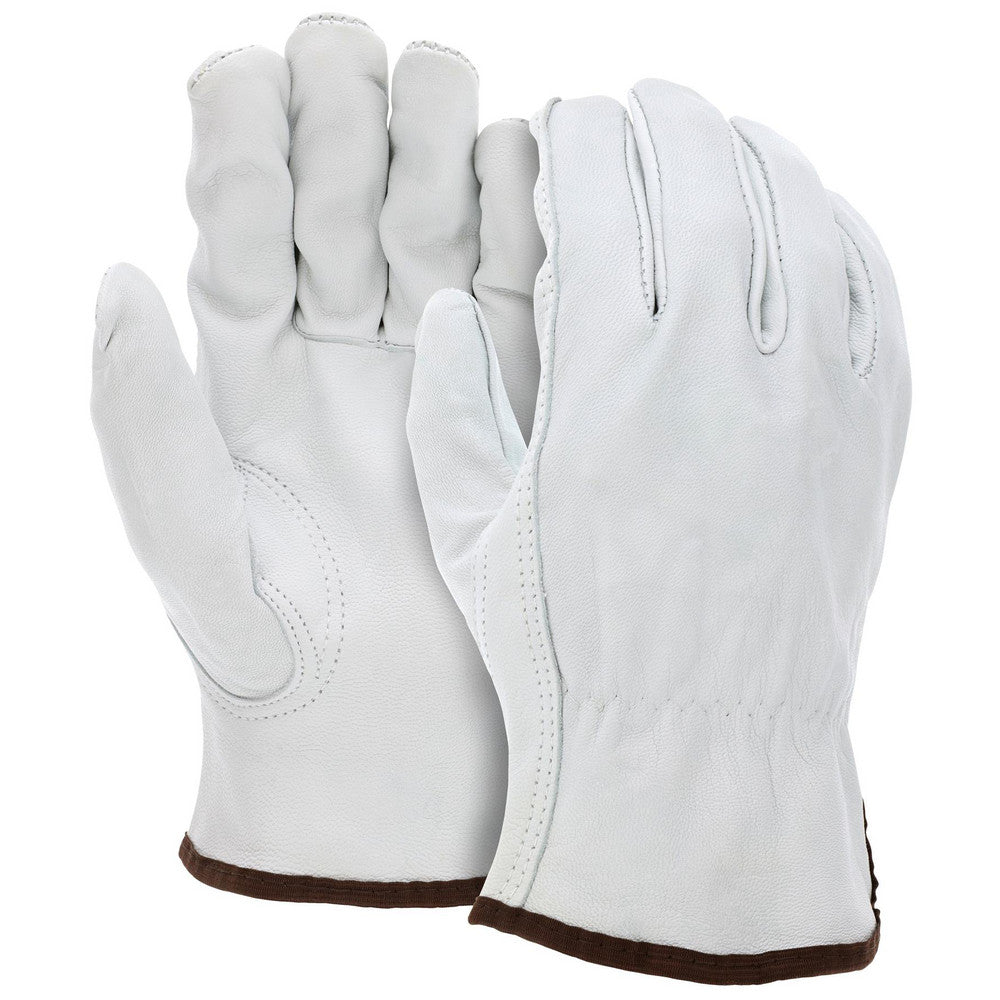 MCR Safety 36133M Size M Leather Abrasion & Puncture Resistant Work Gloves