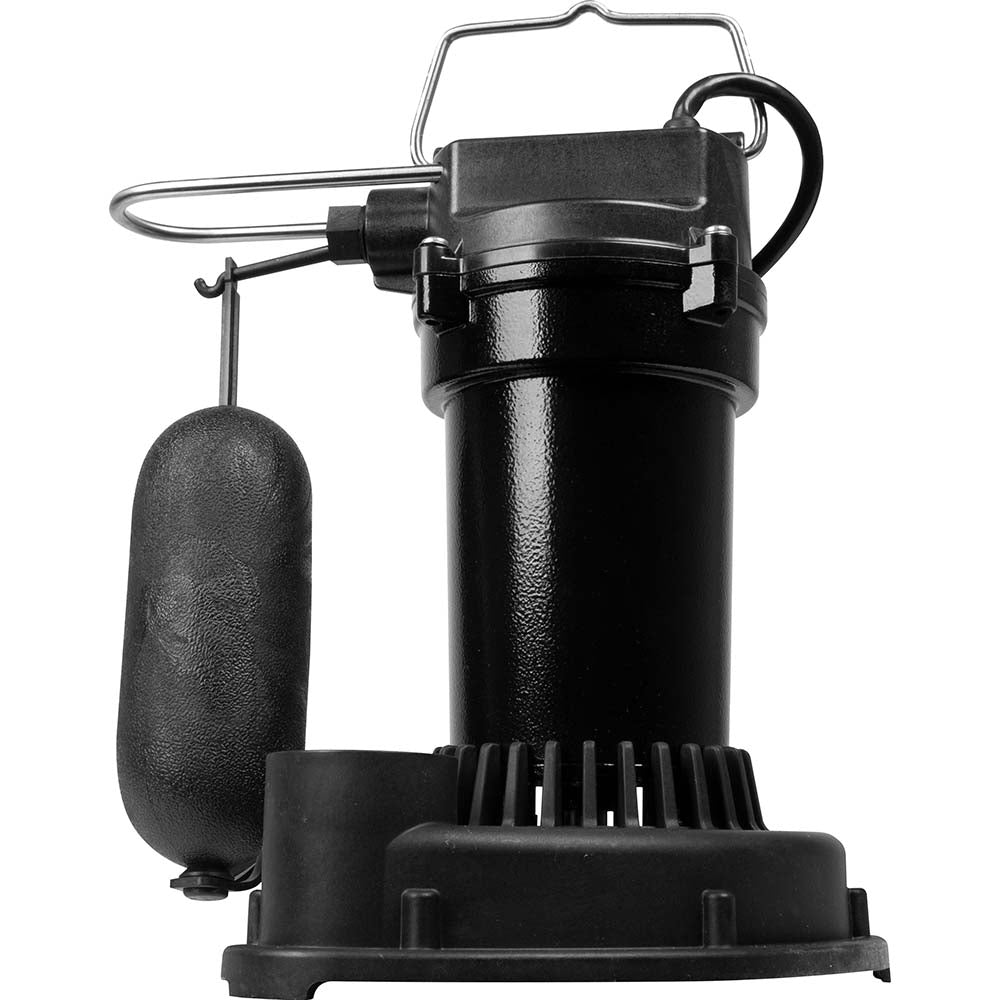 Little Giant Pumps 505703 Sump Sewage & Effluent Pump Integral Diaphragm, 1/4 hp, 3.5A, 115V
