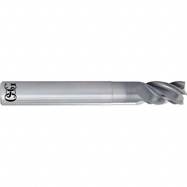 OSG 82300821 Square End Mill 1/2" Dia, 5/8" LOC, 4 Flute, Solid Carbide