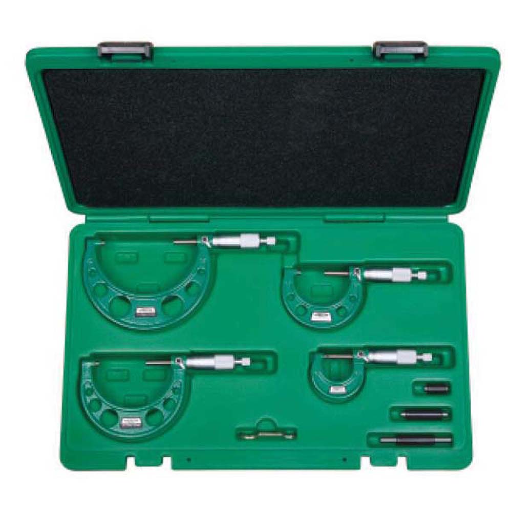 Insize USA LLC 3203-33A Mechanical Outside Micrometer Set 0 to 3" Measurement