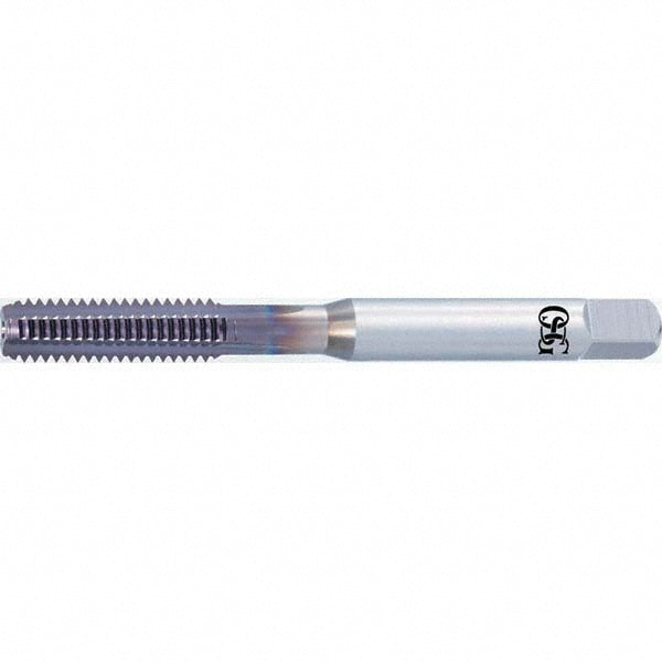 OSG 1661000100 Straight Flute Tap M6x1.00 UNF, 3 Flutes, Bottoming, Solid Carbide, Bright/Uncoated