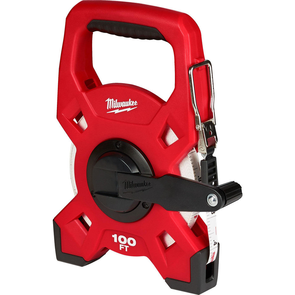 Milwaukee Tool 48-22-5301 Tape Measure 100' Long, 1/2" Width, White Blade