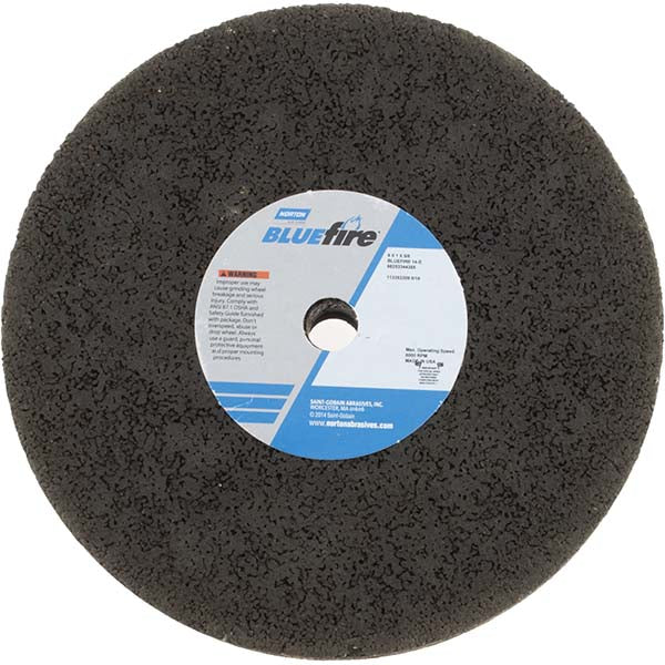 Norton 66253344355 Surface Grinding Wheel 8" Dia, 1" Thick, 5/8" Hole, 14 Grit, R Hardness
