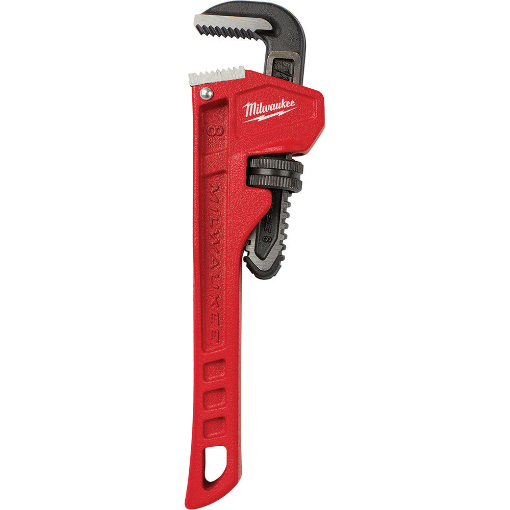 Milwaukee Tool 48-22-7108 Pipe Pipe Wrench 2-1/8" Max, 8" OAL, Steel