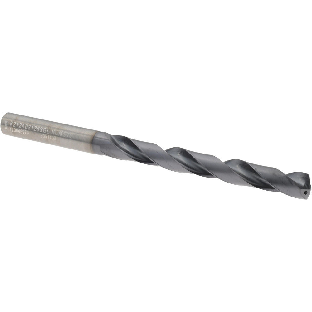 Kennametal 6351433 Taper Length Drill Bit Series K212, 5/16" Dia, 140 ° Point, Solid Carbide