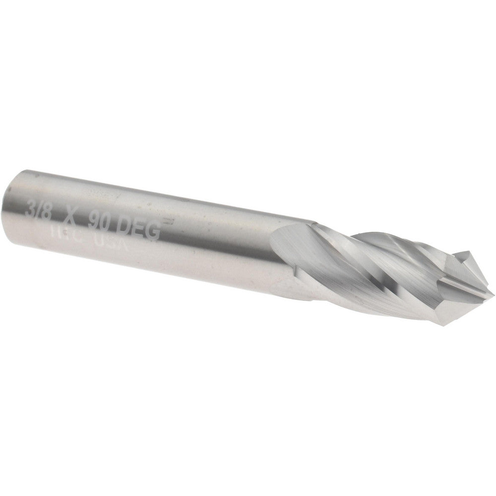 Harvey Tool 15324 Drill Mill 3/8" Dia, 7/8" LOC, 4 Flutes, 90 ° Point, Solid Carbide