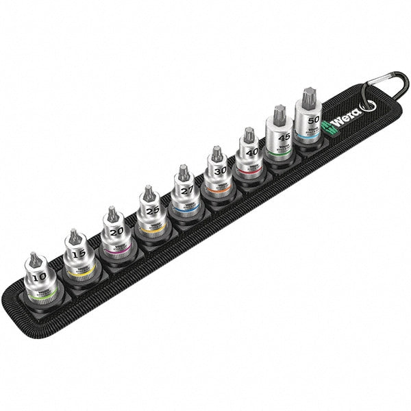 Wera 05003972001 Torx Bit Socket Set 9 Pc