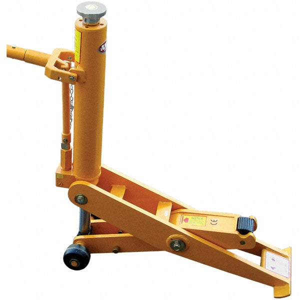 AME International 14370 Service & Floor Jacks Product Type Fork Lift Jack Load Capacity (Tons) 7-1/2 Minimum Height (Inch) 2-1/4 Maximum Height (Inch) 16-5/8 Overall Height (Inch) 28 Overall Height (Decimal Inch) 28.0000