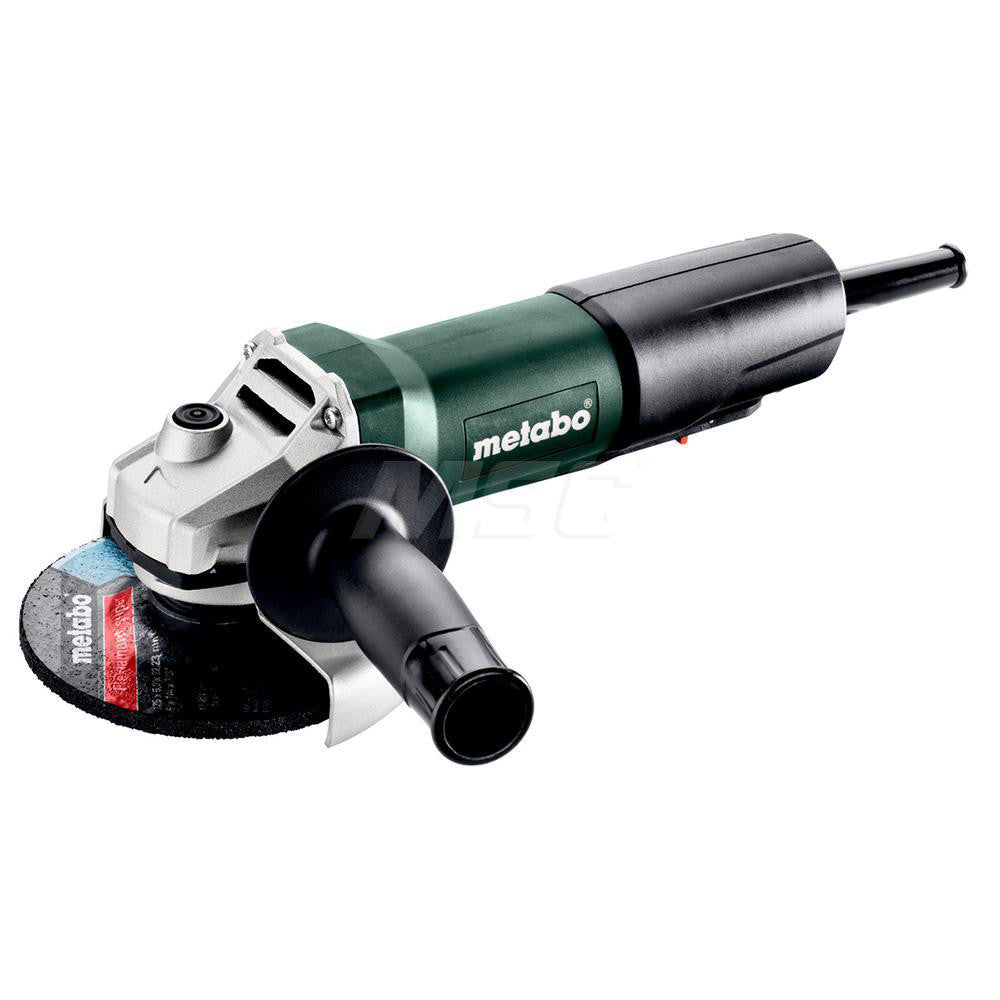 Metabo 603610420 Corded Angle Grinder 4-1/2 to 5" Wheel Dia, 11,500 RPM, 5/8-11 Spindle