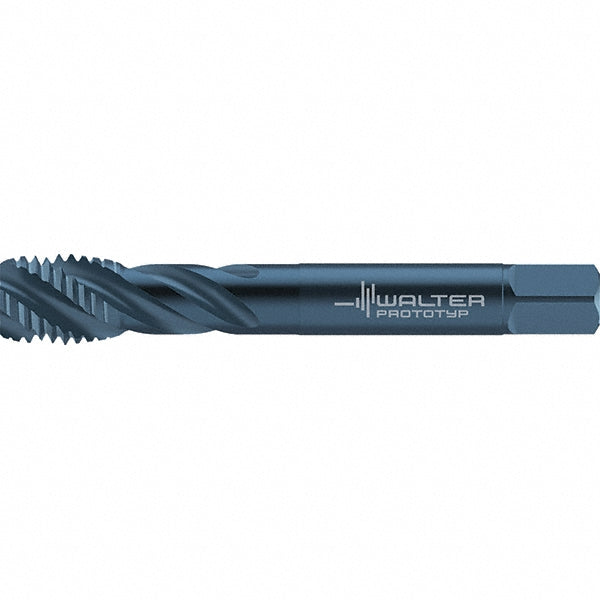 Walter-Prototyp 7557041 Spiral Flute Tap 1/2-13 UNC, 4 Flutes, Semi-Bottoming, 2B/3B Class of Fit, High Speed Steel, Oxide Coated