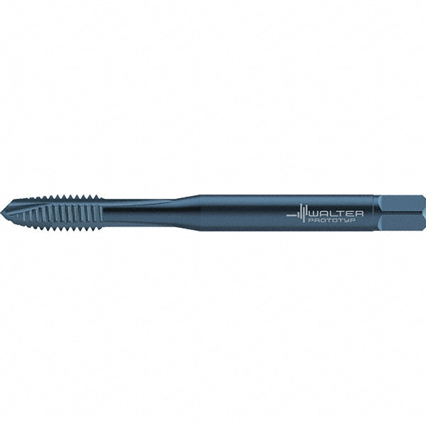 Walter-Prototyp 7557172 Spiral Point Tap #6-32, UNC, 2 Flutes, Plug, 2B, High Speed Steel, Oxide Finish