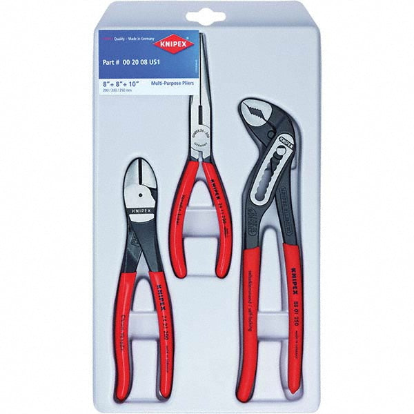 Knipex 00 20 08 US1 Plier Set 3 Pc, Assortment