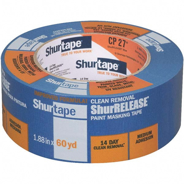 Shurtape 202880 Painter's Tape 48 mm Wide, 55 m Long, 5.5 mil Thick, Blue