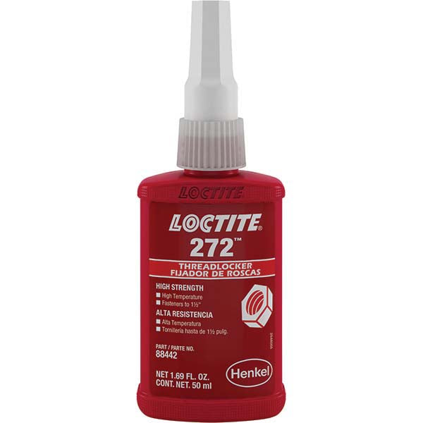Loctite 88442 Threadlocker Red, Liquid, 50 mL, Bottle