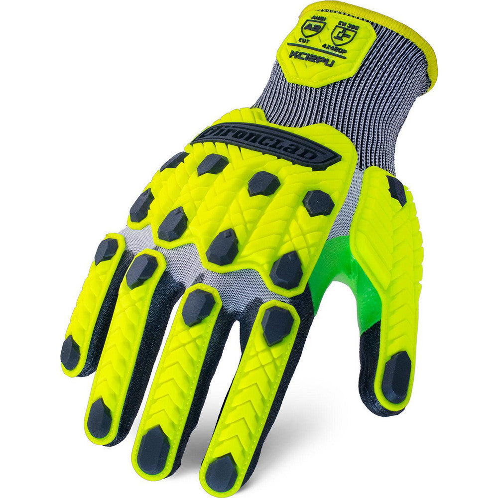 ironCLAD KCI2PU-04-L Cut-Resistant & Puncture-Resistant Gloves Size Large, ANSI Cut A2, ANSI Puncture 4, Polyurethane, Series KCI2PU