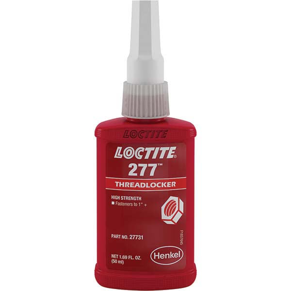 Loctite 88448 Threadlocker Red, Liquid, 50 mL, Bottle