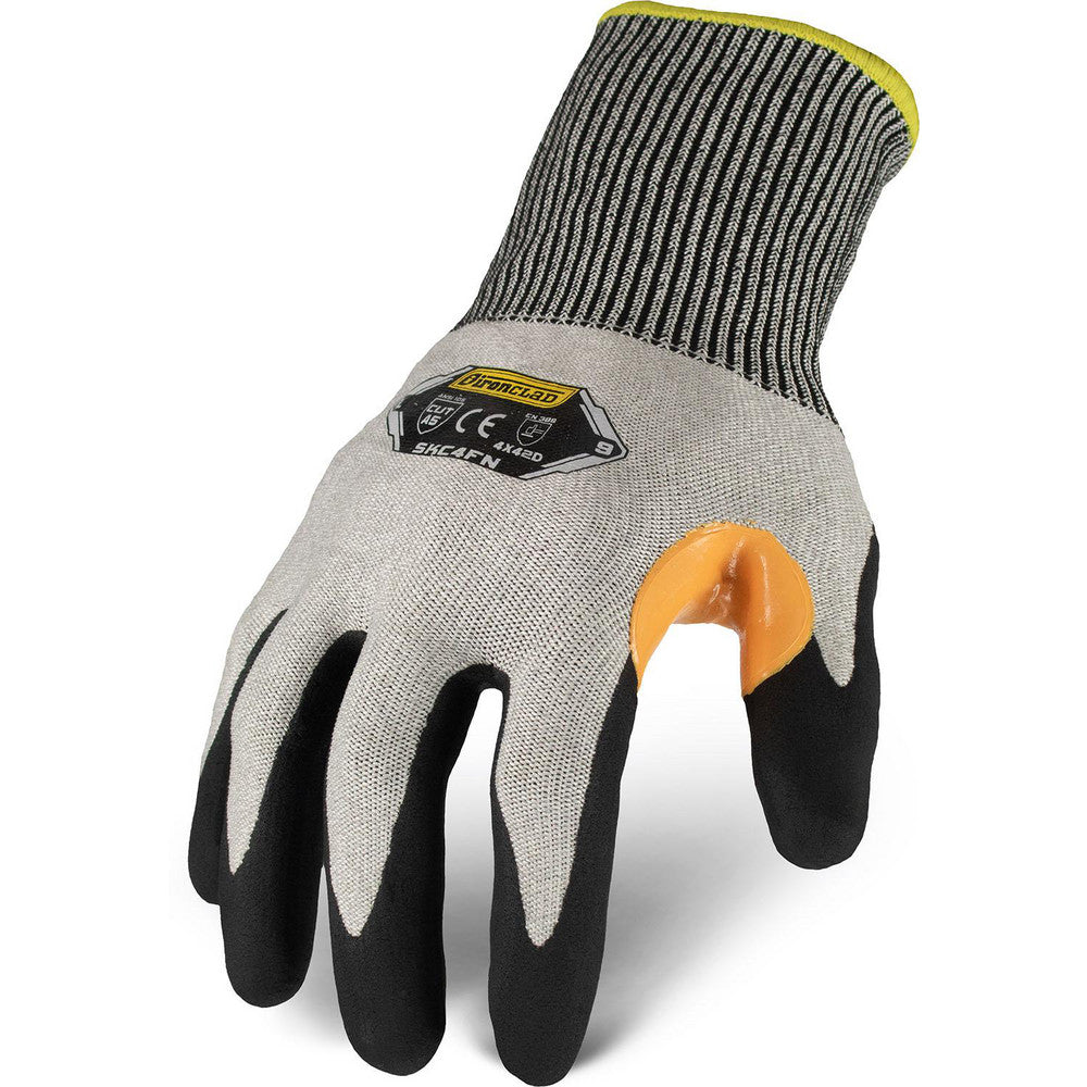 ironCLAD SKC4FN-04-L Cut, Puncture & Abrasion-Resistant Gloves ironCLAD SKC4FN, Size Large, ANSI Cut A4, ANSI Puncture 3, Foam Nitrile, HPPE Steel Blend Knit