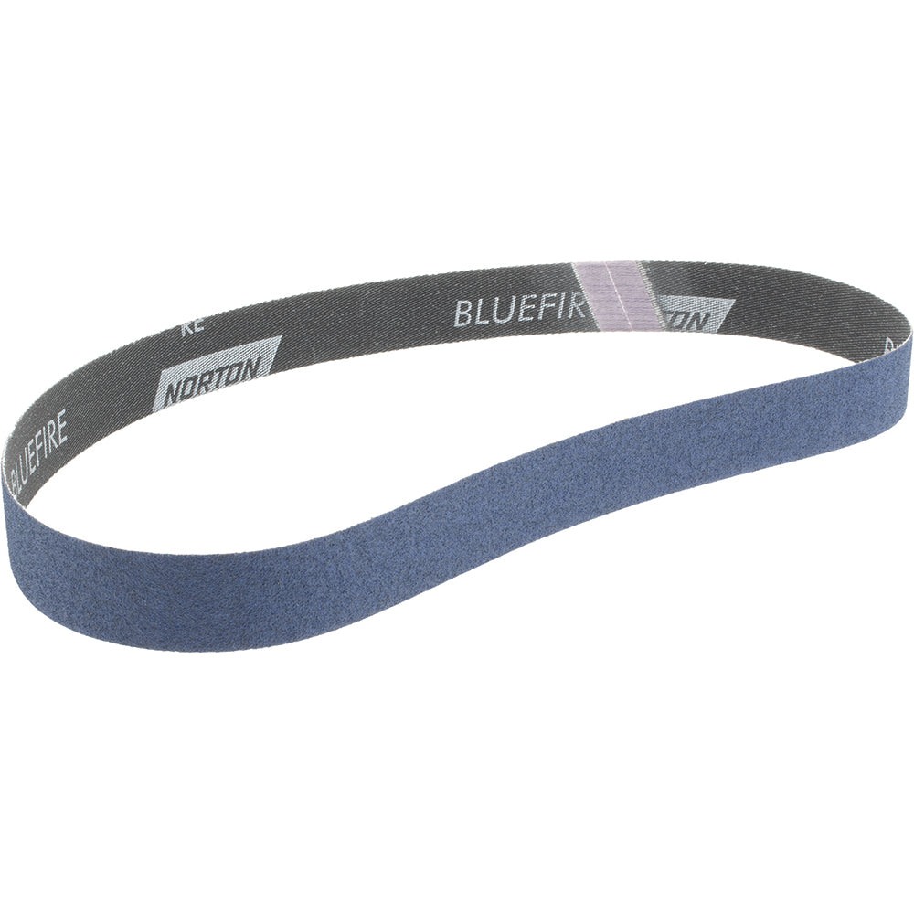 Norton 78072728582 Abrasive Belt 1" Wide, 30" Long, 80 Grit, Zirconia Alumina