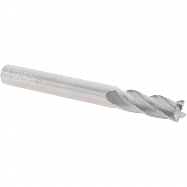 Fullerton Tool Co. 32013 Square End Mill 1/4" Dia, 3/4" LOC, 4 Flute, Solid Carbide