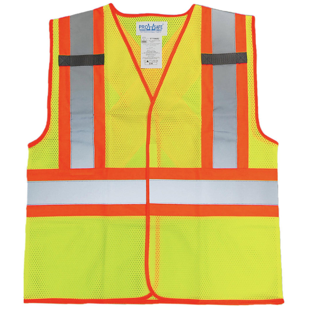 PRO-SAFE PS245-4 High Visibility Vest Small, Public Safety Vest, ANSI Class 2