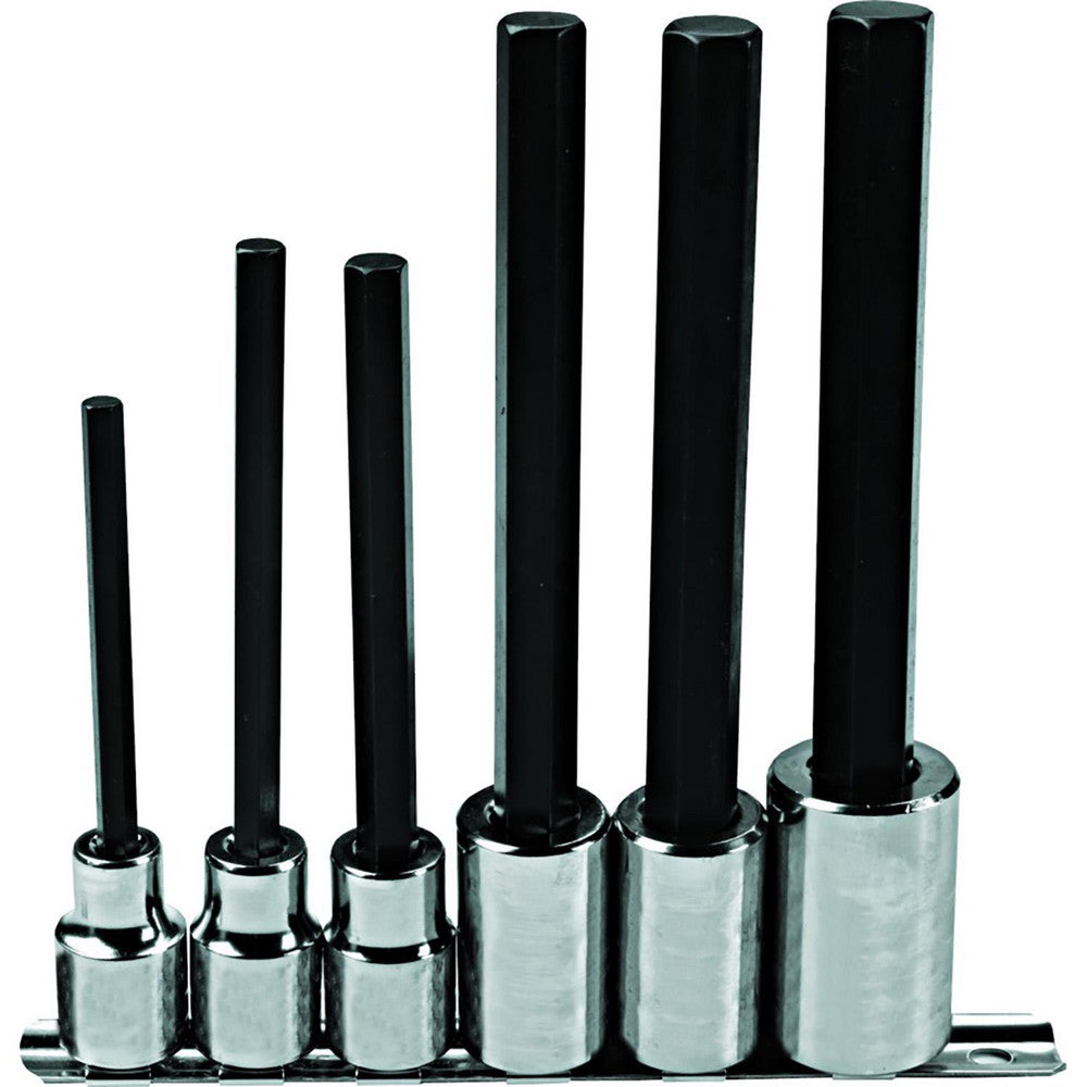 Proto J5441-6XL Hex Bit Socket Set 1/2" Drive, 6 Pc, 1/4 to 5/8" Hex