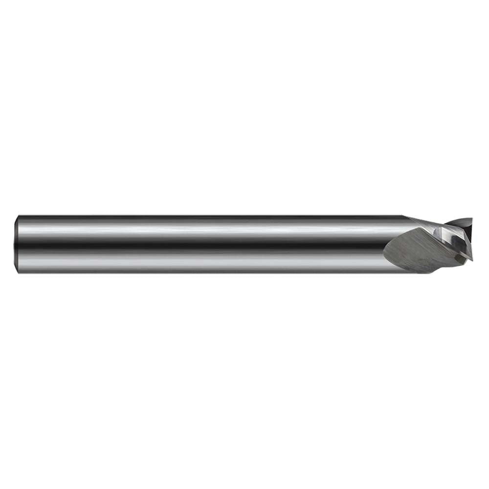 Harvey Tool 864810 Square End Mill 0.21" Dia, 3 mm LOC, 3 Flutes, Solid Carbide