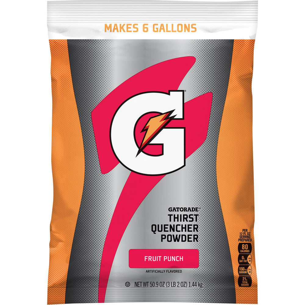 Gatorade 33690 Activity Drink 51 oz, Pack, Fruit Punch, Powder, Yields 6 gal