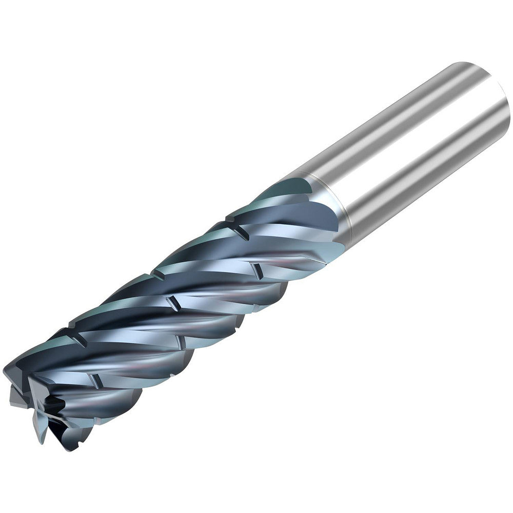 Seco 10115875 Corner Radius End Mill 3/8" Dia, 1-1/4" LOC, 0.0313" Radius, 6 Flute, Solid Carbide