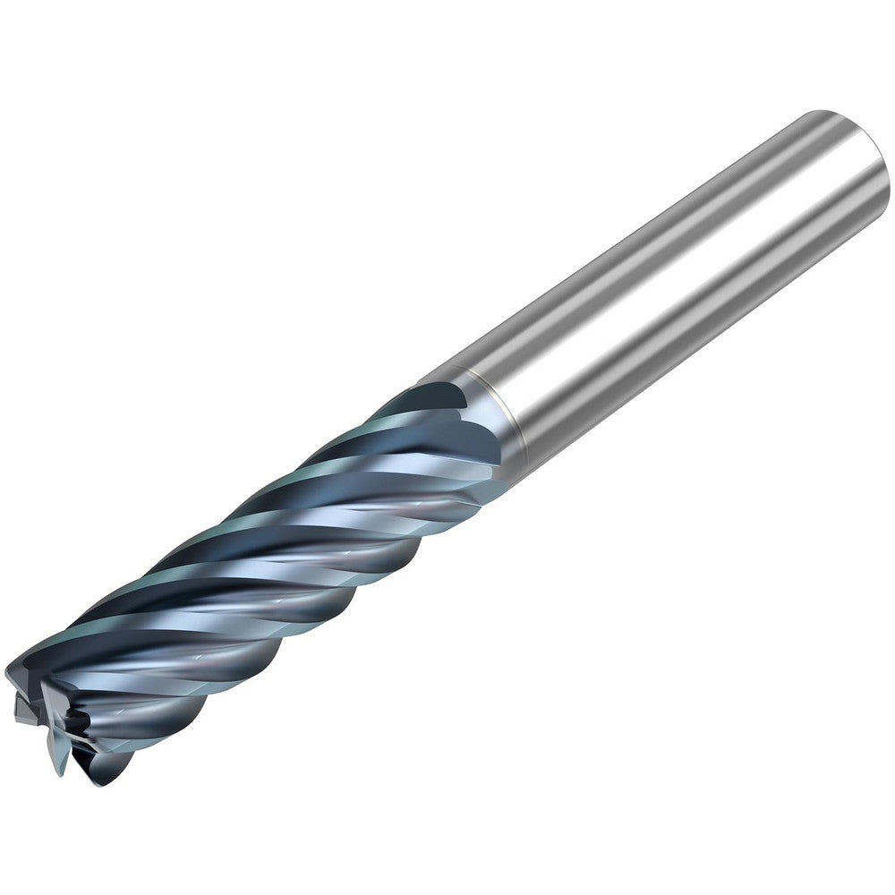 Seco 10115755 Corner Radius End Mill 1/2" Dia, 1-1/4" LOC, 0.0625" Radius, 6 Flute, Solid Carbide