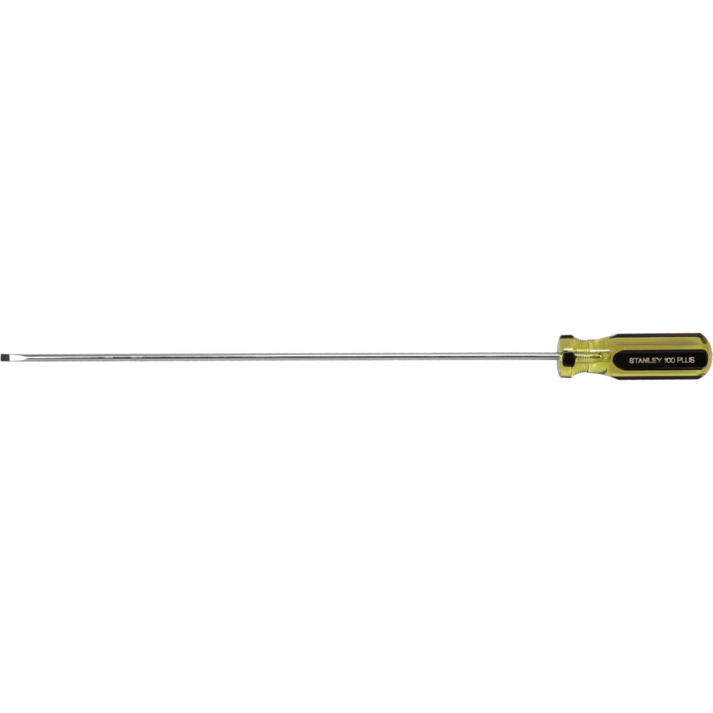 Stanley 66-110-A Slotted Screwdriver 1/8" Width, 12-1/2" OAL, 10" Blade Length