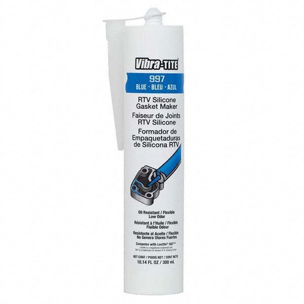Vibra-Tite 99730 300 mL Cartridge, Blue RTV Silicone Gasket Maker