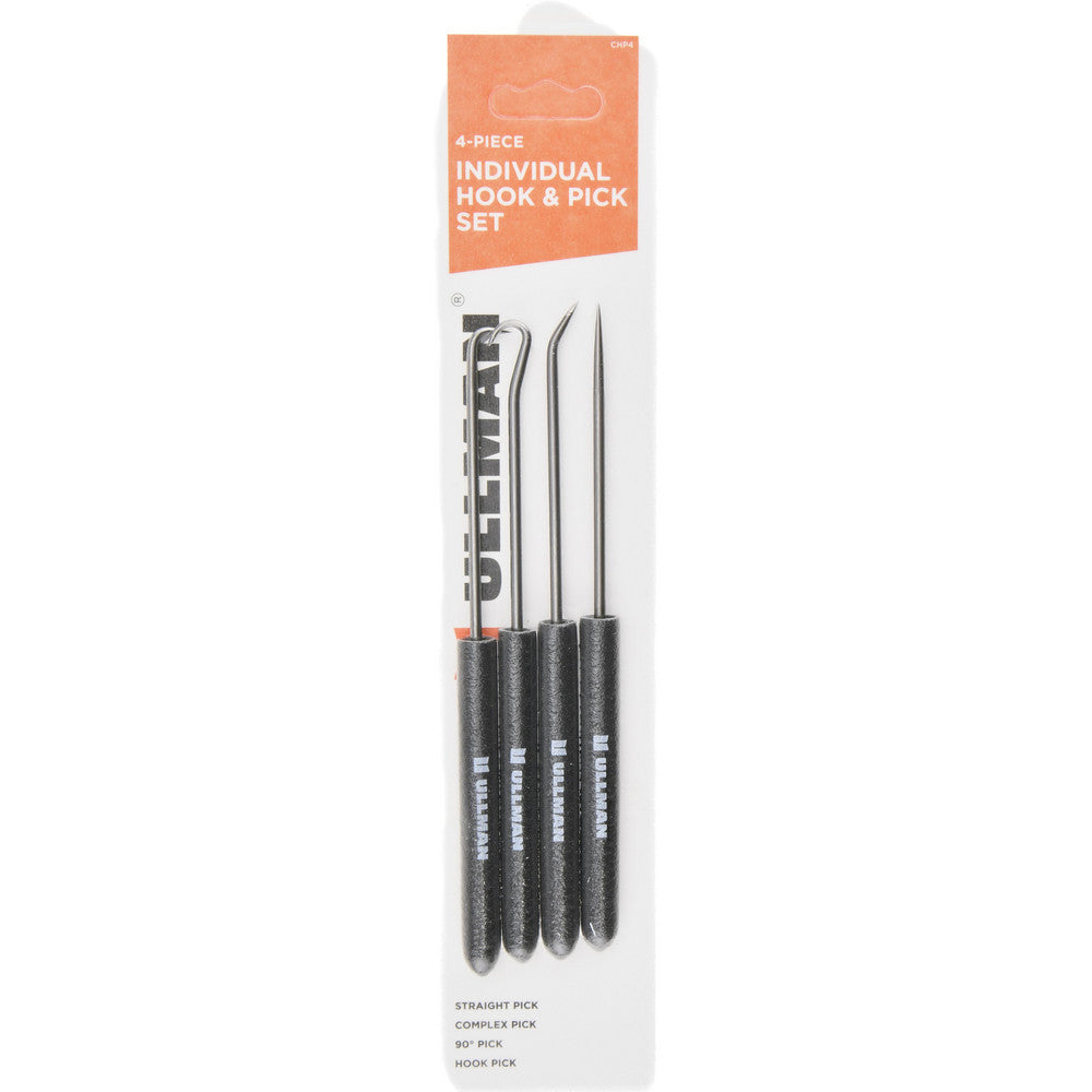 Ullman Devices CHP4 Scriber & Probe Sets Set Type Hook & Pick Scriber Set Number Of Pieces 4 Length (Inch) 6-7/8 in