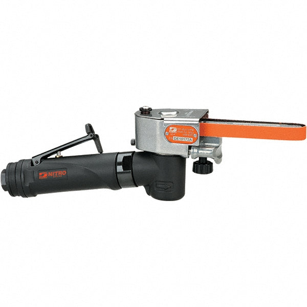 Dynabrade MNF1 Belt & Straight Line Sanders Belt Length 12in 305mm Belt Width 0.5in 13mm Exhaust Location Rear Air Pressure 90psi 6.2bar Air Inlet Size 1/4 in NPT Speed (RPM) 25000