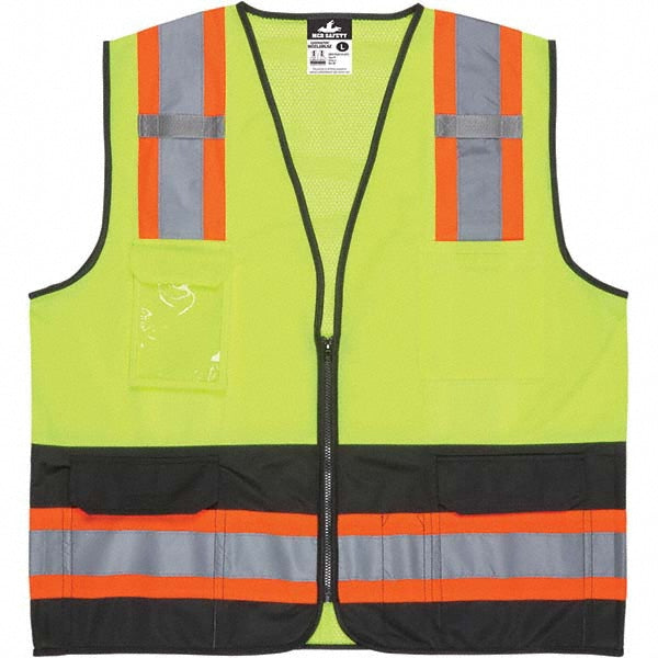 MCR Safety WCCL2MLSZX2 High Visibility Vest 2X-Large