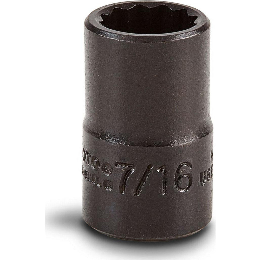 Proto J5214B Hand Socket 7/16" Socket, 12-Point