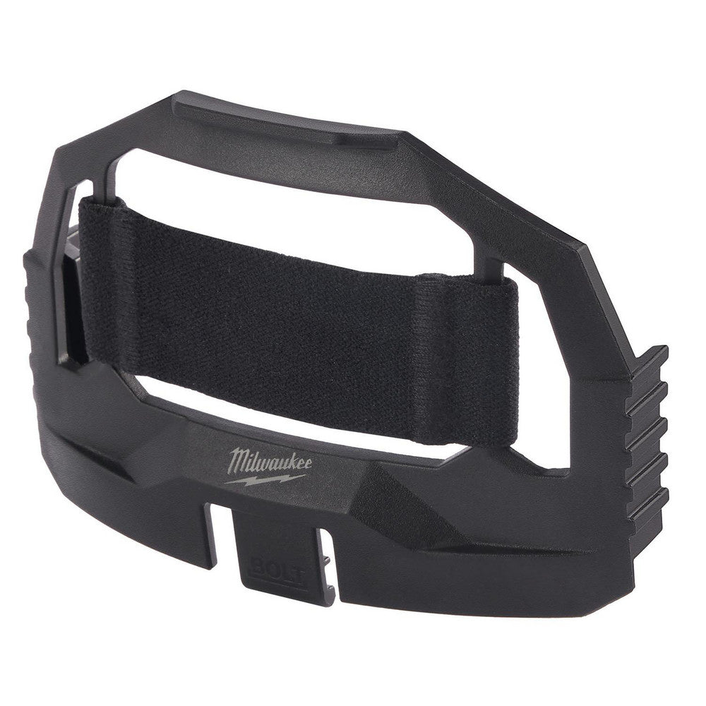 Milwaukee Tool 48-73-1094 Hard Hat Headlamp Mount Plastic, Black, Use with Milwaukee Bolt Eye Visors