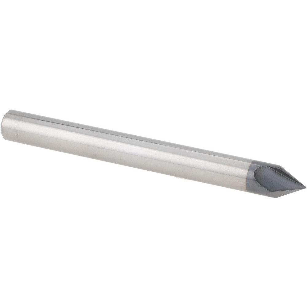 Accupro EM99943854 Chamfer Mill 1/4" Dia, 2 Flutes, Solid Carbide