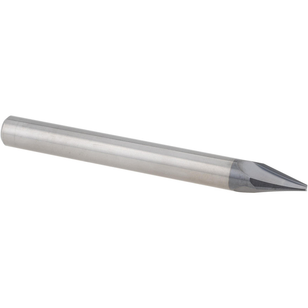 Accupro EM99943835 Chamfer Mill 1/4" Dia, 3 Flutes, Solid Carbide