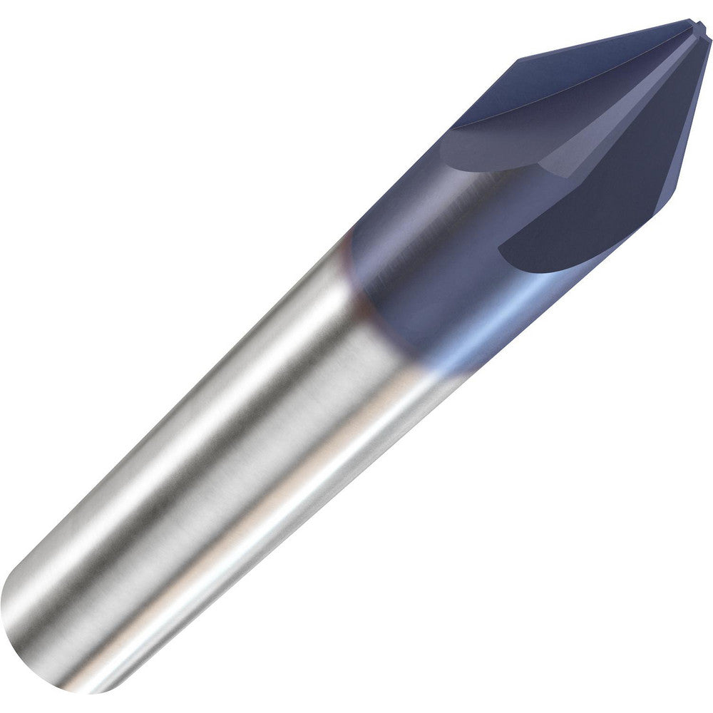Accupro EM99943860 Chamfer Mill 1/2" Dia, 4 Flutes, Solid Carbide