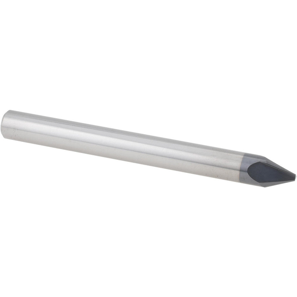 Accupro EM99943865 Chamfer Mill 1/4" Dia, 3 Flutes, Solid Carbide