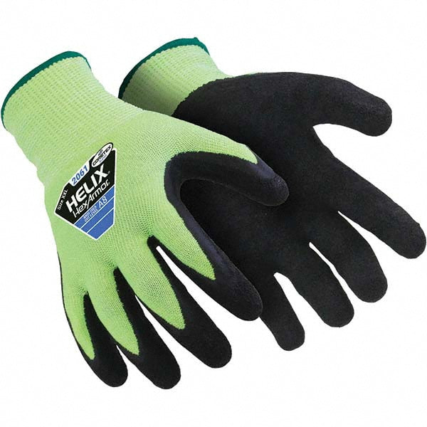 HexArmor 2061-S (7) Cut & Puncture-Resistant Gloves Size S, ANSI Cut A9, ANSI Puncture 5, Rubber Latex, HPPE