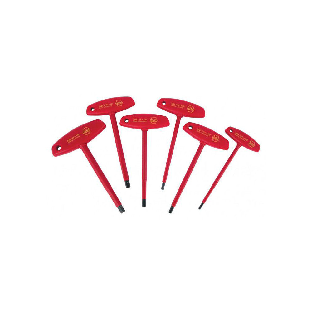 Wiha 33490 6 Piece T-Handle Hex Key Set