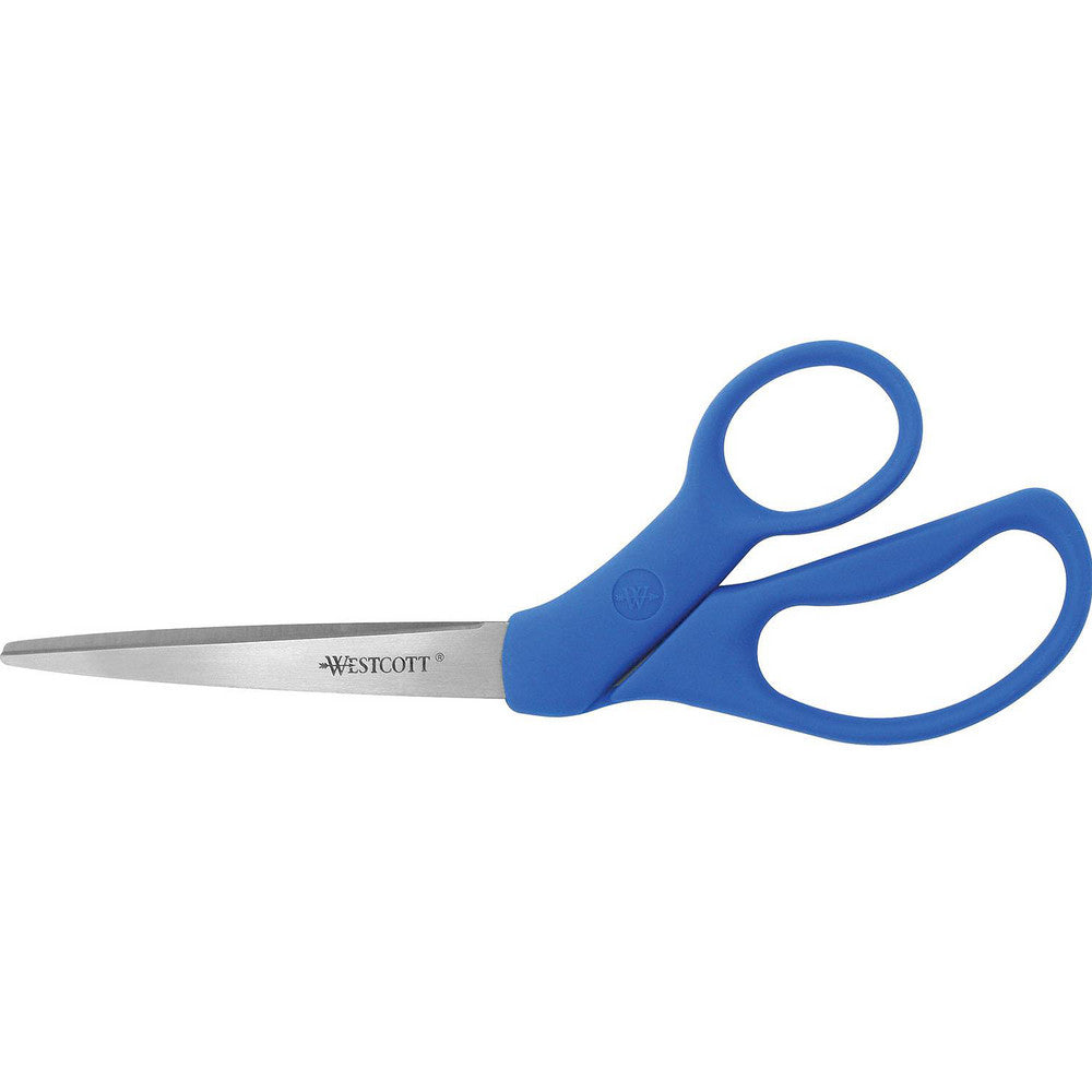 Westcott 43218-030 Scissors & Shears Blade Material Stainless Steel Application General Purpose Cutting Length 3.5in Length of Cut (Inch) 3-1/2 Handle Type Straight Handle Style Ergonomic